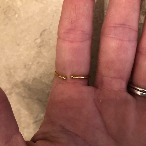 Gold cactus rings-adjustable size - Picture 4 of 4